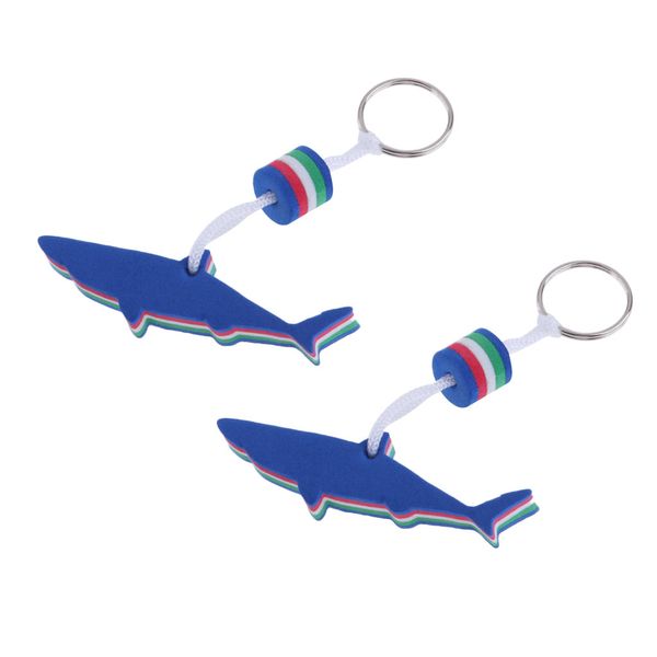 2 pieces blue shark shaped eva floating keychain keyring kayak yachting sailing swimming surf beach water key float key holder
2 pieces blue shark shaped eva floating keychain keyring kayak yachting sailing swimming surf beach water key float key holder