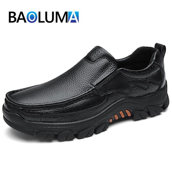 summer new mens casual shoes leather mens loafers lightweight non-slip hiking shoes fashion men driving, Black
summer new mens casual shoes leather mens loafers lightweight non-slip hiking shoes fashion men driving, Black