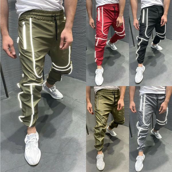 2019 autumn running fluorescence pant men sport pants long tracksuit fitness workout joggers gym sweatpants slim fit trousers, Black
2019 autumn running fluorescence pant men sport pants long tracksuit fitness workout joggers gym sweatpants slim fit trousers, Black