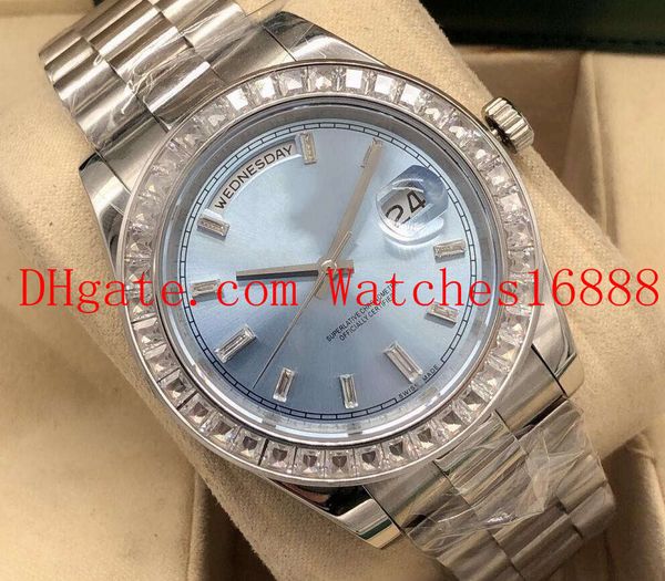 3 style day-date ii president 218238 stainless steel baguettes diamond bezel mechanical automatic movement mens watch men's wrist watch, Slivery;brown
3 style day-date ii president 218238 stainless steel baguettes diamond bezel mechanical automatic movement mens watch men's wrist watch, Slivery;brown