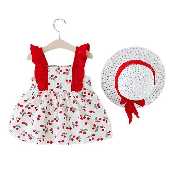 summer baby dresses toddler baby girl sleeveless princess dress with bow hat clothes sweet summer beach dress, Red;yellow
summer baby dresses toddler baby girl sleeveless princess dress with bow hat clothes sweet summer beach dress, Red;yellow