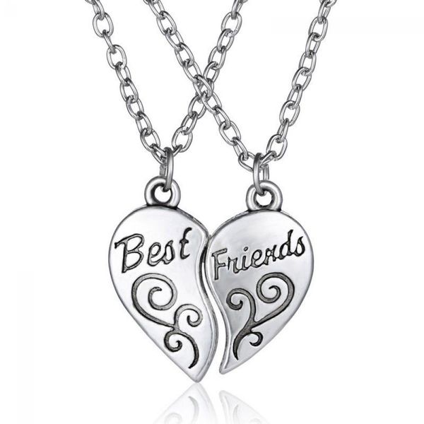 1set heart pendant necklace friend letter necklace for women girls jewelery gift friend alphabet jewelry, Silver
1set heart pendant necklace friend letter necklace for women girls jewelery gift friend alphabet jewelry, Silver