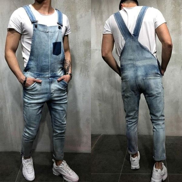 summer denim bib overalls men's fashion distressed street ripped jeans jumpsuits for man suspender pants, Blue
summer denim bib overalls men's fashion distressed street ripped jeans jumpsuits for man suspender pants, Blue