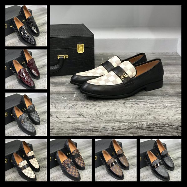 italian l luxury hockenheim v designer dress shoes black brown leather casual loafers gentleman slip on pointed oxford shoes with box, Black;red 
italian l luxury hockenheim v designer dress shoes black brown leather casual loafers gentleman slip on pointed oxford shoes with box, Black;red