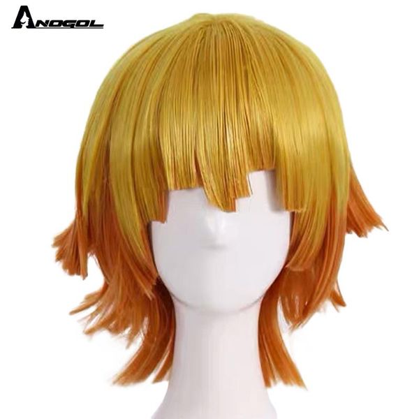 anogol demon slayer kimetsu no yaiba agatsuma zenitsu orange ombre yellow synthetic cosplay wig for halloween costume party, Black
anogol demon slayer kimetsu no yaiba agatsuma zenitsu orange ombre yellow synthetic cosplay wig for halloween costume party, Black