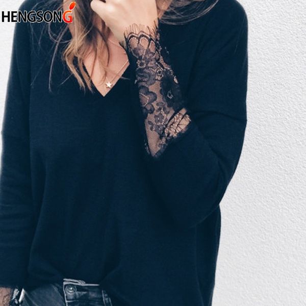 women's t-shirt 2021 autumn women lace v-neck t-shirts casual comfort tee female long sleeve loose tshirt, White
women's t-shirt 2021 autumn women lace v-neck t-shirts casual comfort tee female long sleeve loose tshirt, White