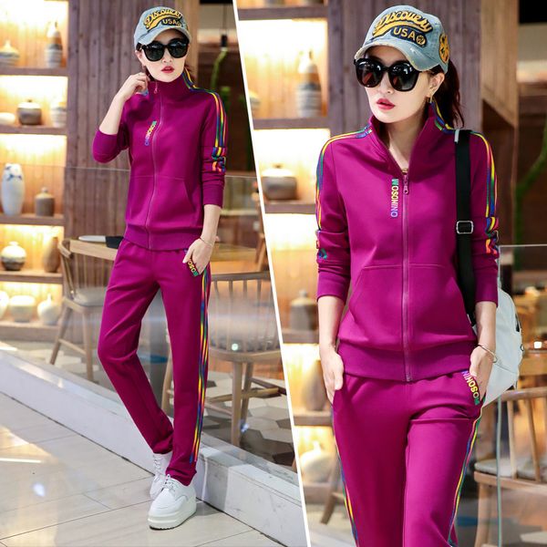 7xl spring women tracksuit sportswear printed zip up jacket sweatshirt+pant running jogger fitness workout casual set sport suit, Black;blue
7xl spring women tracksuit sportswear printed zip up jacket sweatshirt+pant running jogger fitness workout casual set sport suit, Black;blue