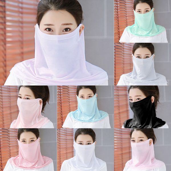 680ns women scarf face mask 38 styles silk chiffon handkerchief outdoor designer half windproof dust-proof sunshade masks scarf face scarf, Black
680ns women scarf face mask 38 styles silk chiffon handkerchief outdoor designer half windproof dust-proof sunshade masks scarf face scarf, Black