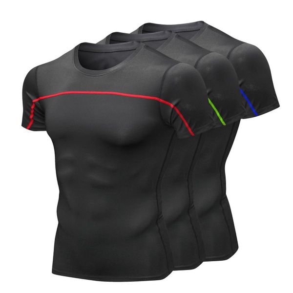 sport running short men t-shirt compression shirt workout jogging tshirt men train fitness jersey breathable gym shirts, Black;blue
sport running short men t-shirt compression shirt workout jogging tshirt men train fitness jersey breathable gym shirts, Black;blue