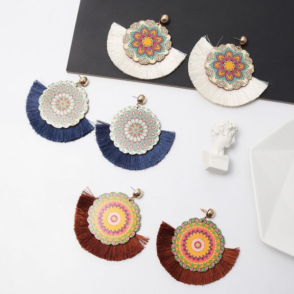 fashion new design bohemia styles tassel sweet vintage colorful stud earring female gift statement earring, Golden;silver
fashion new design bohemia styles tassel sweet vintage colorful stud earring female gift statement earring, Golden;silver