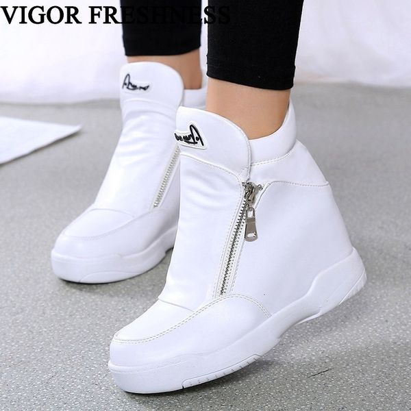vigor freshness women platform white sneakers warm fur shoes woman winter ankle boots height increasing shoes plush wedges wy156, Black
vigor freshness women platform white sneakers warm fur shoes woman winter ankle boots height increasing shoes plush wedges wy156, Black