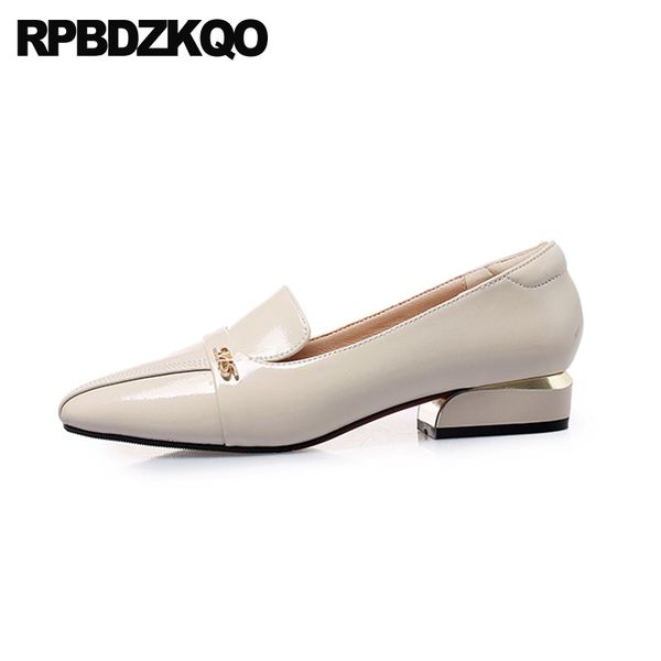 large size patent leather women low heel chinese korean 11 designer shoes china spring autumn square toe 2019 ladies slip on, Black
large size patent leather women low heel chinese korean 11 designer shoes china spring autumn square toe 2019 ladies slip on, Black