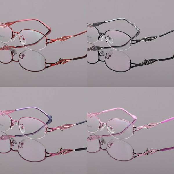 big face men's myopia optical myopia glasses eye frame metal half-frame glasses, Silver
big face men's myopia optical myopia glasses eye frame metal half-frame glasses, Silver