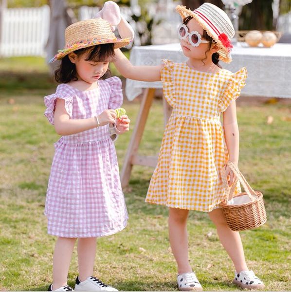 2020 selling baby girls plaid ruffles dress summer fashion kids clothes full sleeve girls dresses 1-6 years, Red;yellow
2020 selling baby girls plaid ruffles dress summer fashion kids clothes full sleeve girls dresses 1-6 years, Red;yellow