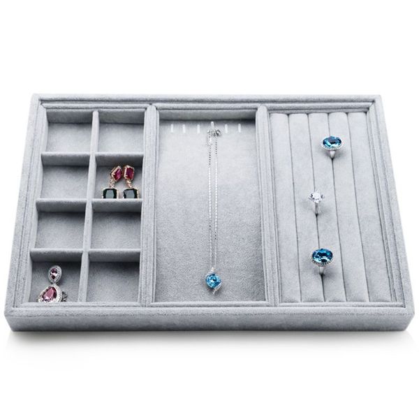 flannel jewlery showcase tray ring necklace stud earring display organizer, Pink;blue
flannel jewlery showcase tray ring necklace stud earring display organizer, Pink;blue
