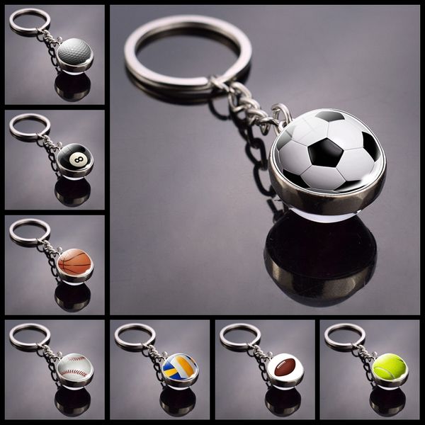 soccer basketball crystal keychain sport double sided glass ball key holder ring for sports team for men women key rings gift, Silver
soccer basketball crystal keychain sport double sided glass ball key holder ring for sports team for men women key rings gift, Silver