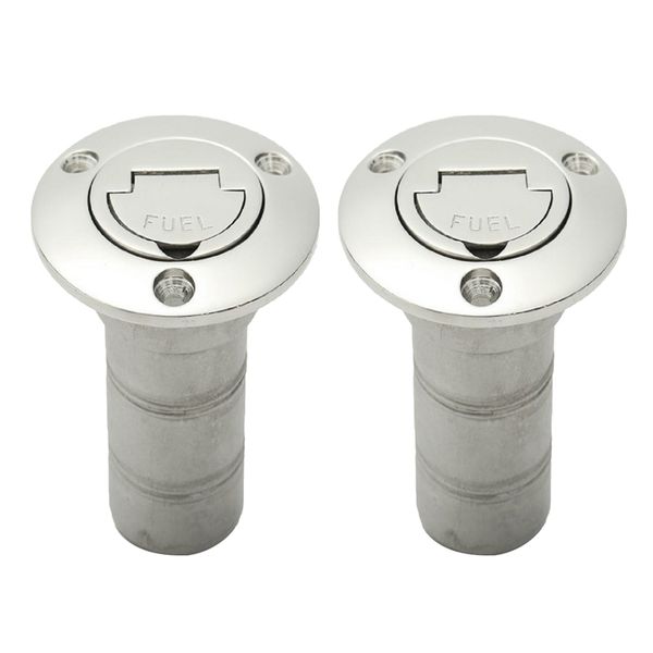 2x heavy-duty marine fuel deck filler 316 s.s. 1-1/2 hardware for rv sailing 
2x heavy-duty marine fuel deck filler 316 s.s. 1-1/2 hardware for rv sailing