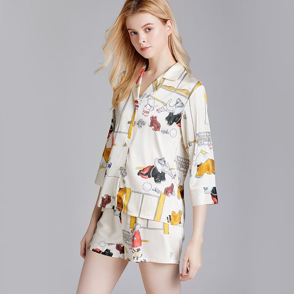 pajamas set women pyjamas women sleepwear night suit pyjama mujer home wear 2020 summer cartoon nightwear for female, Black;red
pajamas set women pyjamas women sleepwear night suit pyjama mujer home wear 2020 summer cartoon nightwear for female, Black;red