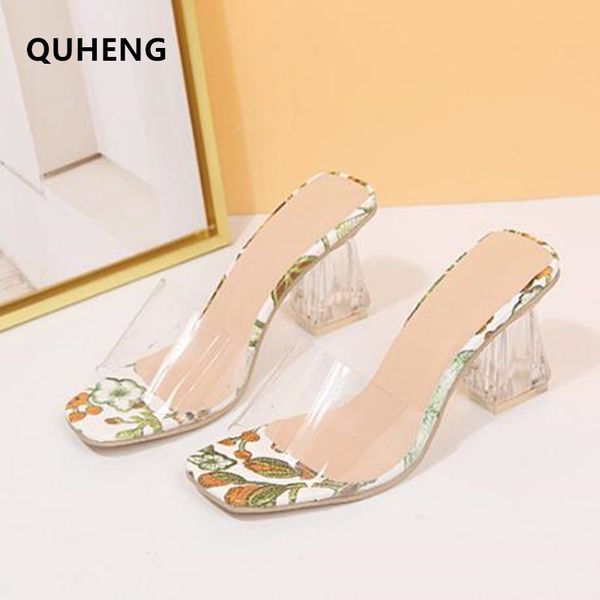 quheng women slipper summer woman transparent open toe high heel sandals ladies outdoor casual beach broken flower slipper a105, Black
quheng women slipper summer woman transparent open toe high heel sandals ladies outdoor casual beach broken flower slipper a105, Black