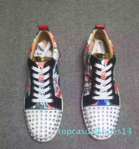 luxury men black graffiti fashion high red bottom casual shoes women lace up sneakers designer spring autumn flat t14
luxury men black graffiti fashion high red bottom casual shoes women lace up sneakers designer spring autumn flat t14