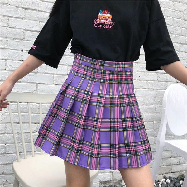 s 2xl новая школа юбки harajuku фиолетовый плед высокой талией плиссированные юбки женские милые мини-женщины юбка опрятный стиль лето, Black
s 2xl новая школа юбки harajuku фиолетовый плед высокой талией плиссированные юбки женские милые мини-женщины юбка опрятный стиль лето, Black
