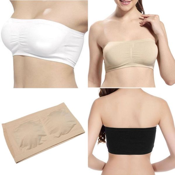 2018 ladies comfortable strapless sweatpants bandeau crop bras spandex sports bra, White;black
2018 ladies comfortable strapless sweatpants bandeau crop bras spandex sports bra, White;black