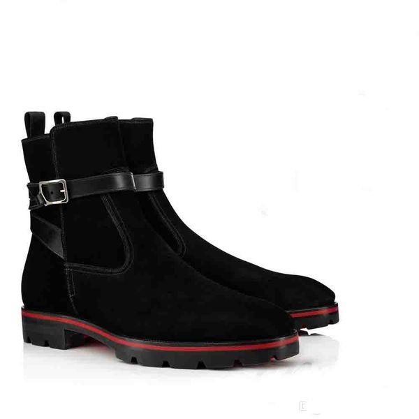 2019 luxurious designer red bottom boot for men shoes ankle boots kicko style black suede calfskin elegant men's low heels boots red so
2019 luxurious designer red bottom boot for men shoes ankle boots kicko style black suede calfskin elegant men's low heels boots red so