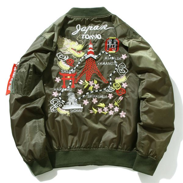 2019 bomber jacket mens spring jackets men embroidery jaqueta masculina casaco masculino, Black;brown
2019 bomber jacket mens spring jackets men embroidery jaqueta masculina casaco masculino, Black;brown