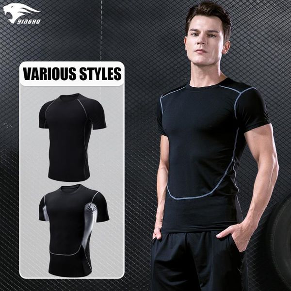 yinghu men sports running fitness t shirts compression basketball sports tights outdoor running jogging training clothing, Black;blue
yinghu men sports running fitness t shirts compression basketball sports tights outdoor running jogging training clothing, Black;blue