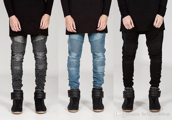 cool biker jeans tide brand motorcycle men women personality wrinkles slim pants micro-elastic jeans for men's fashion, Blue
cool biker jeans tide brand motorcycle men women personality wrinkles slim pants micro-elastic jeans for men's fashion, Blue