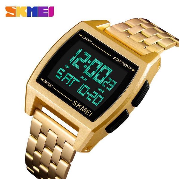 skmei digital electronic watch men sports watch led men fashion casual electronic relogio masculino 1368, Slivery;brown
skmei digital electronic watch men sports watch led men fashion casual electronic relogio masculino 1368, Slivery;brown