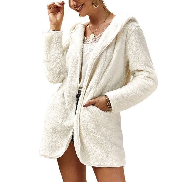 women's oversized open front hooded draped pockets cardigan coat loose warm sweater coat long-sleeved outwear, Black;brown
women's oversized open front hooded draped pockets cardigan coat loose warm sweater coat long-sleeved outwear, Black;brown
