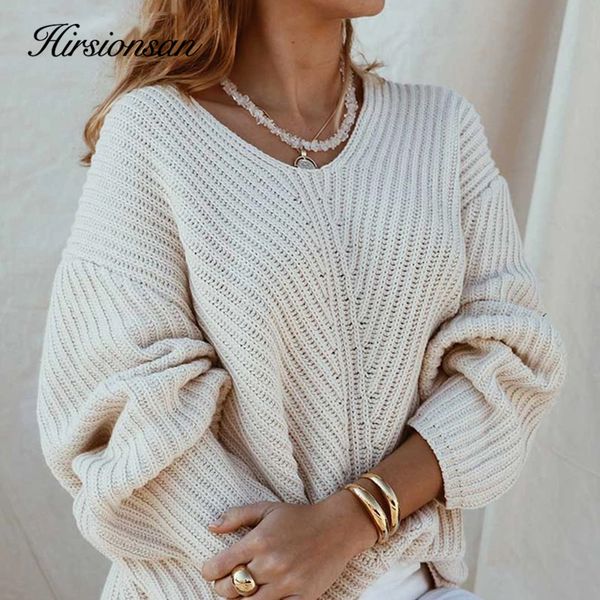 hirsionsan v neck soft sweater women 2020 new korean elegant knitted autumn sweater oversized female pullovers fashion solid top, White;black
hirsionsan v neck soft sweater women 2020 new korean elegant knitted autumn sweater oversized female pullovers fashion solid top, White;black