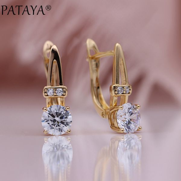 pataya новые женщины круглые мотаться 585 розовое золото природные циркон серьги микро-воск inlay свадьба уникальные cute моды ювелирных изд, Silver
pataya новые женщины круглые мотаться 585 розовое золото природные циркон серьги микро-воск inlay свадьба уникальные cute моды ювелирных изд, Silver