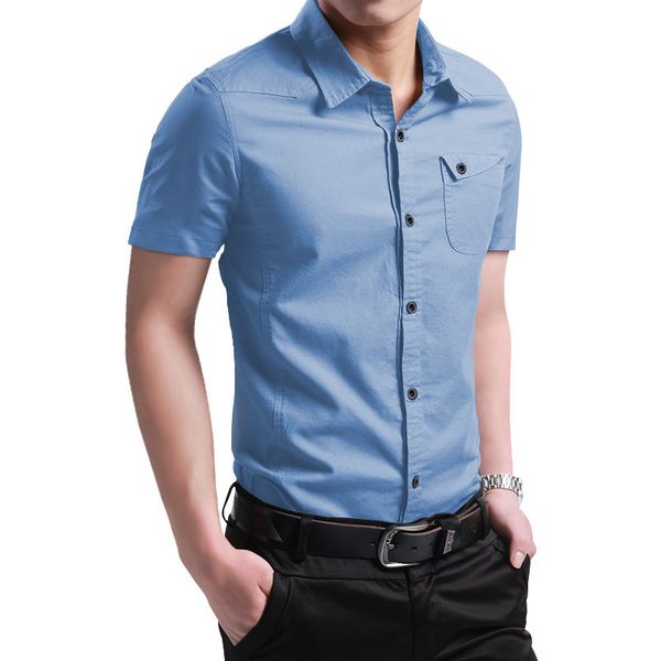 5xl big size summer men's slim pure cotton short sleeve shirt outdoor travel camping hiking breathable lapel cardigan shirts, Gray;blue
5xl big size summer men's slim pure cotton short sleeve shirt outdoor travel camping hiking breathable lapel cardigan shirts, Gray;blue