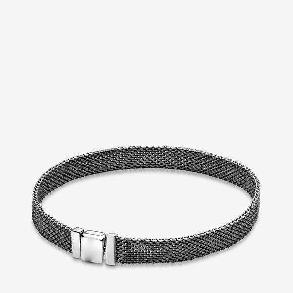 authentic 925 sterling silver bracelet black woven mesh reflexions bracelets bangle fit women bead charm diy fashion jewelry, Golden;silver
authentic 925 sterling silver bracelet black woven mesh reflexions bracelets bangle fit women bead charm diy fashion jewelry, Golden;silver