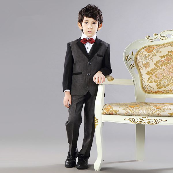 Boys Wedding Suits British style Blazer Boys Formal Suit Big Boys Party Prom Set Jackets+Vest+Pants+Bow Tie 2-15Y, Black
Boys Wedding Suits British style Blazer Boys Formal Suit Big Boys Party Prom Set Jackets+Vest+Pants+Bow Tie 2-15Y, Black