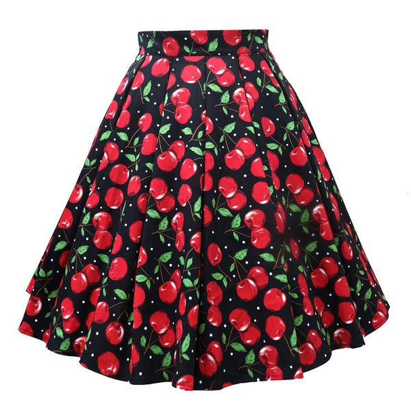 women vintage casual zipper pleated skirt a-line printed skirts faldas mujer moda 2019 midi denim skirts summer vadim c30625, Black
women vintage casual zipper pleated skirt a-line printed skirts faldas mujer moda 2019 midi denim skirts summer vadim c30625, Black