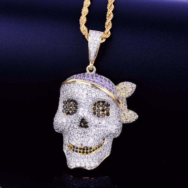 men's skull pendant necklace personality chain gold silver iced out cubic zirconia hip hop rock jewelry
men's skull pendant necklace personality chain gold silver iced out cubic zirconia hip hop rock jewelry