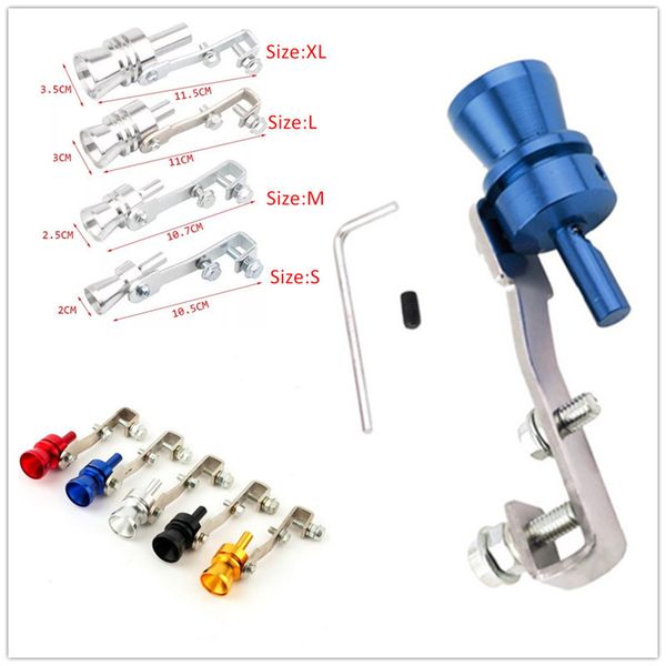 universal turbo sound colorful auto muffler exhaust pipe whistle simulator car tuning turbo whistler size s/m/l/xl
universal turbo sound colorful auto muffler exhaust pipe whistle simulator car tuning turbo whistler size s/m/l/xl