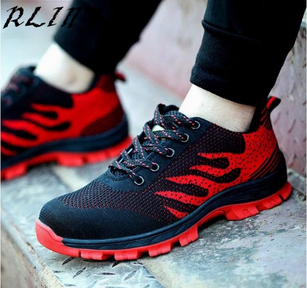 rlinf new exhibition steel toe safe work breathable anti-smashing stab-resistant and deodorant flying woven mesh safety shoes, Black
rlinf new exhibition steel toe safe work breathable anti-smashing stab-resistant and deodorant flying woven mesh safety shoes, Black
