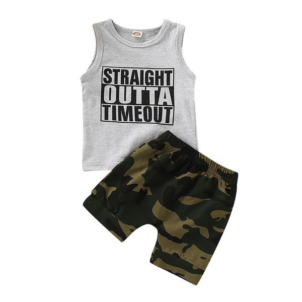 summer 1-5y toddler kids boy casual clothes sets letter camouflage print vest shorts pants 2pcs outfit, White
summer 1-5y toddler kids boy casual clothes sets letter camouflage print vest shorts pants 2pcs outfit, White