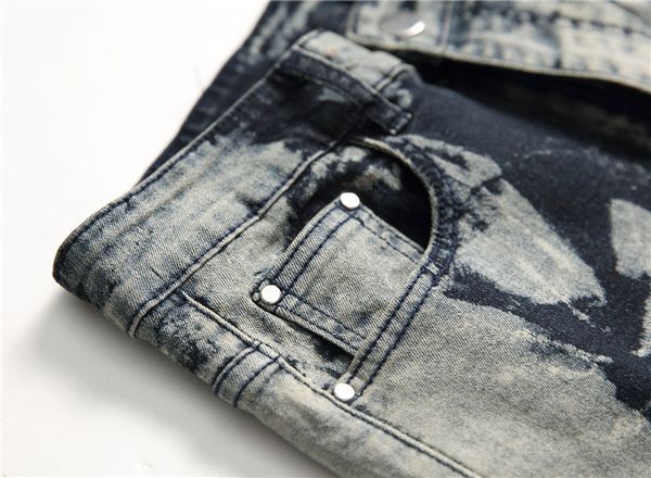 gray spots regular men jeans fashion stretch long pencil designer pants mid waist print mens trousers, Blue
gray spots regular men jeans fashion stretch long pencil designer pants mid waist print mens trousers, Blue