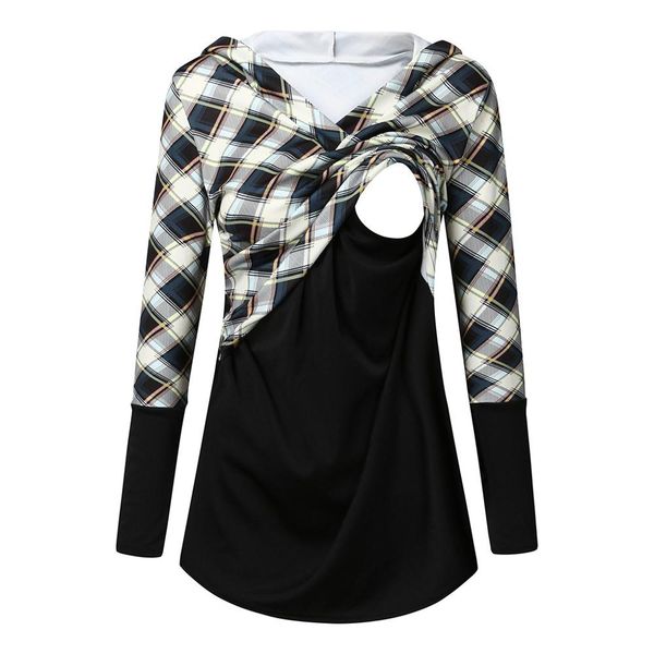maternity fall/winter breastfeeding sweater maternity hoodies plaid long sleeve casual pregnant women feeding sweatshirts
maternity fall/winter breastfeeding sweater maternity hoodies plaid long sleeve casual pregnant women feeding sweatshirts
