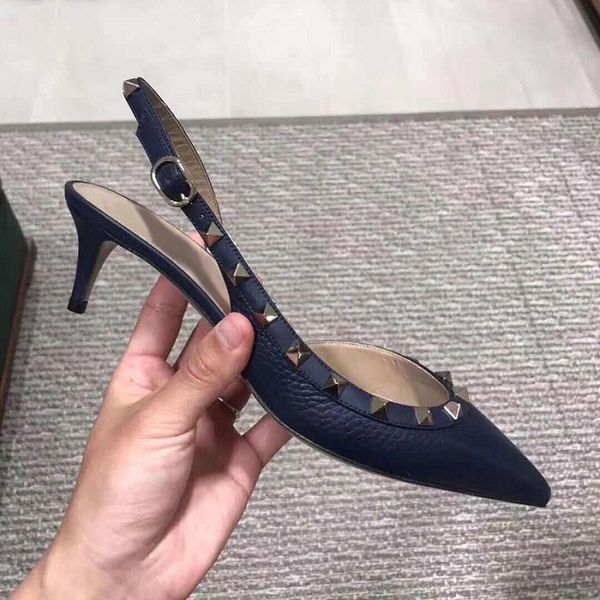 original packaging rock mesh slingback pump stude genuine leather pointed toe women high heels woman sandals dress shoes, Black
original packaging rock mesh slingback pump stude genuine leather pointed toe women high heels woman sandals dress shoes, Black
