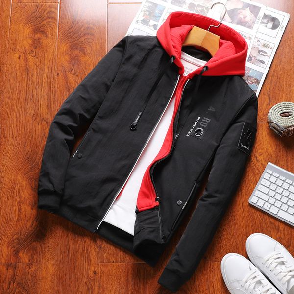 2018 autumn and winter fashion casual new slim long-sleeved hooded jacket men's youth trend windshield men's jacket, Black;brown
2018 autumn and winter fashion casual new slim long-sleeved hooded jacket men's youth trend windshield men's jacket, Black;brown