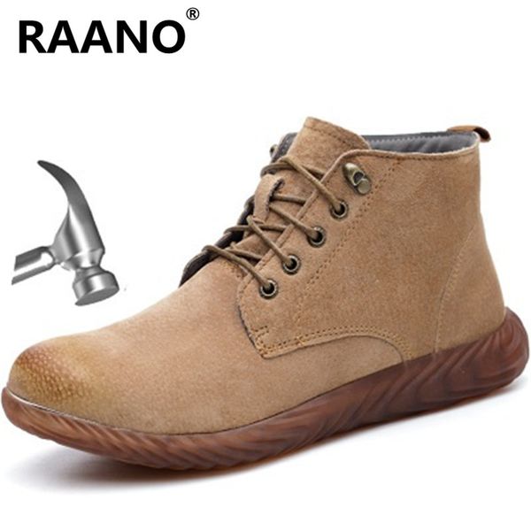 leather labor insurance shoes men steel head anti-smash stab-resistant anti-slip electric welder jelly bottom work ankle boots, Black
leather labor insurance shoes men steel head anti-smash stab-resistant anti-slip electric welder jelly bottom work ankle boots, Black