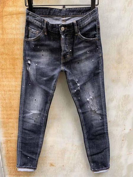 dsenqi new men jeans ripped for jeans pants men outwear man pants 9107, Blue