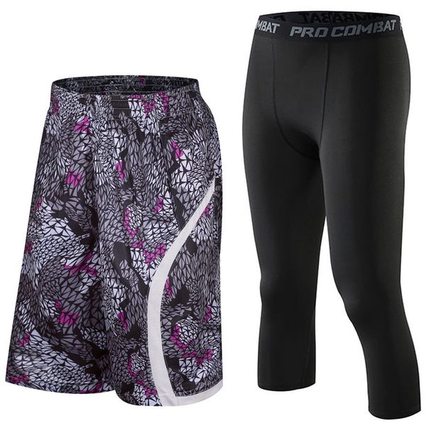 men basketball shorts set,professional basketball compression tights,loose breathable running fitness sport shorts training suit boxing trun, Blue
men basketball shorts set,professional basketball compression tights,loose breathable running fitness sport shorts training suit boxing trun, Blue