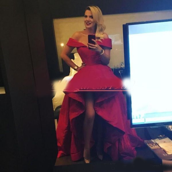 fashion plus size high low evening dresses ball satin off shoulder african prom dress party formal special occasion pageant gowns, Black;red
fashion plus size high low evening dresses ball satin off shoulder african prom dress party formal special occasion pageant gowns, Black;red